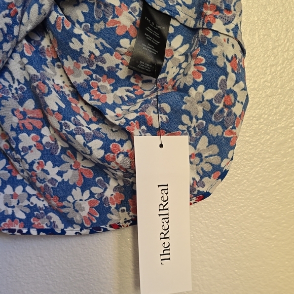 NWT Rag & Bone Blue Sleeveless V-Neck Sundress - Picture 5 of 9